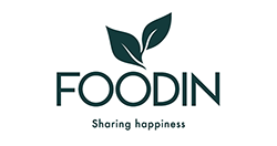 Foodin logoslogan 1